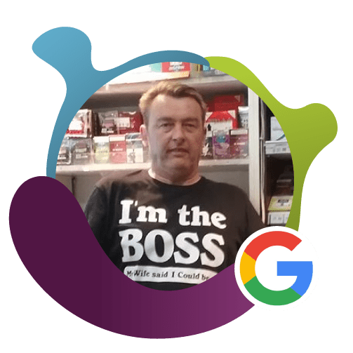 Lee Charles. google review. vision 1point3creative