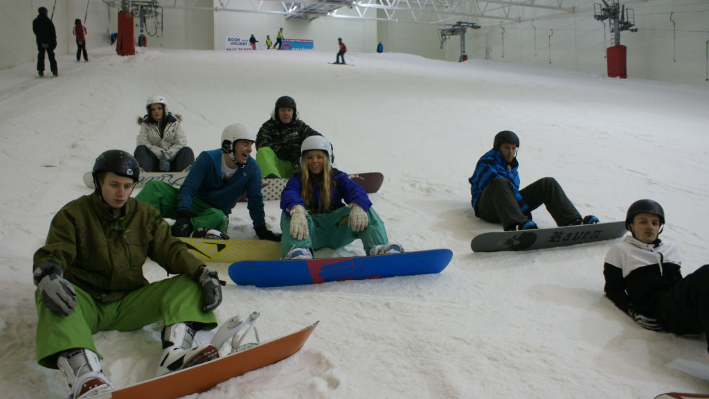 Snowboarding in Snozone 1point3creative