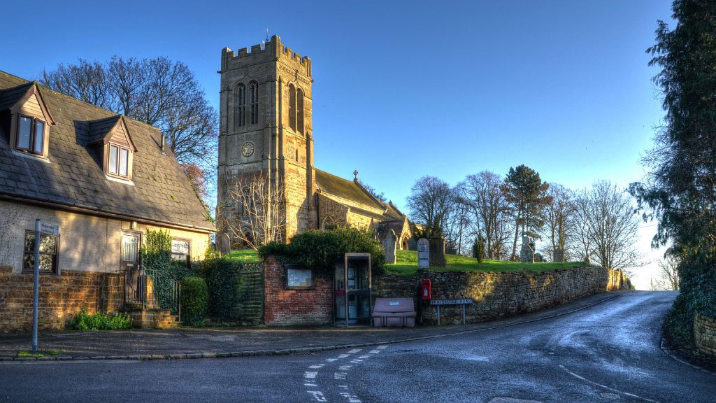 Church in Northampton rural area. 1point3creative