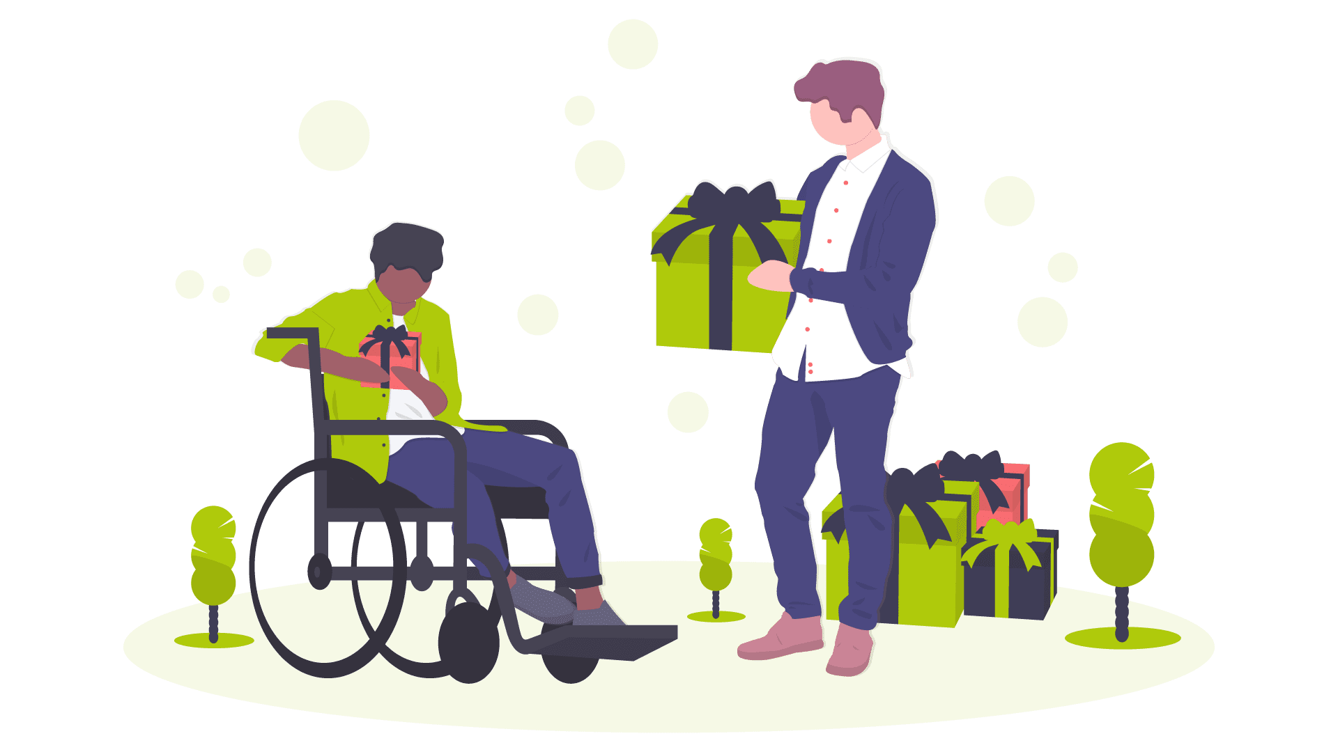 invalid chair, charity program, 1point3creative